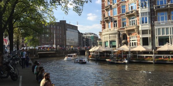 Amstel river & Hotel De L'Europe, Amsterdam Amstel river & Hotel De L'Europe, Amsterdam